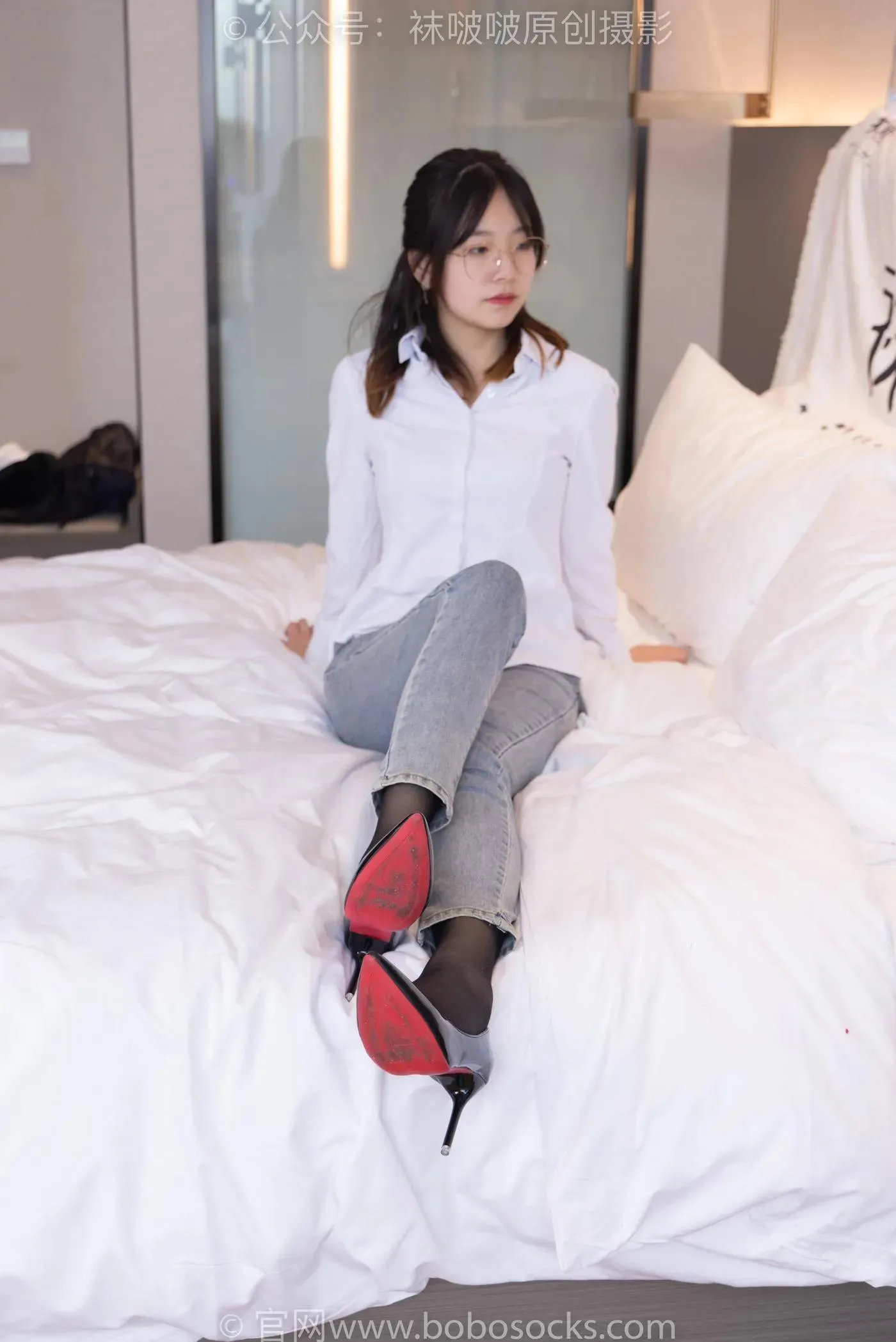 [BoBoSocks袜啵啵]NO.181 小甜豆-高跟鞋、黑丝、裤里丝 [134P]插图2